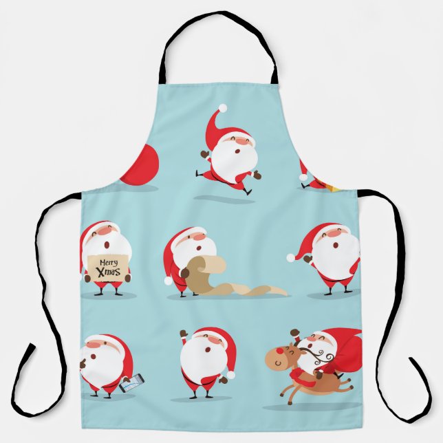 Christmas Santa Claus collection. Apron (Front)