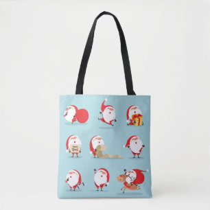 Christmas Santa Claus collection. Tote Bag