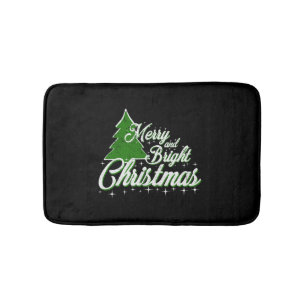 Christmas Santa Claus Gift Idea Winter Bath Mat