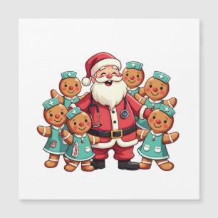 Christmas Santa Claus Gingerbread Nurses 