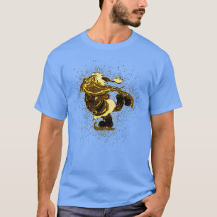 Christmas santa claus golden Gold T-Shirt