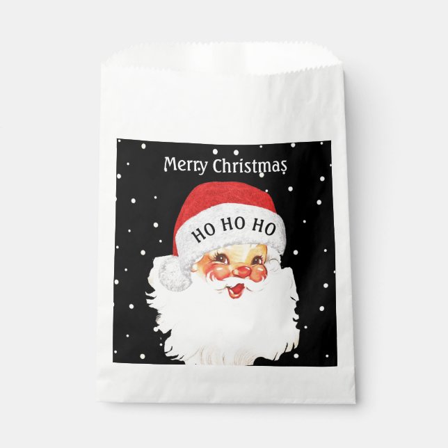 Christmas Santa Claus HO HO HO Favour Bags (Front)
