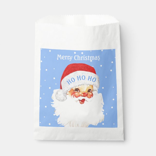 Christmas Santa Claus HO HO HO Favour Bags (Front)