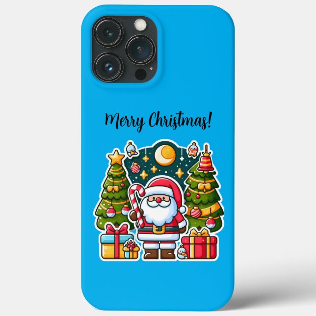 Christmas Santa Claus iPhone 13 Pro Max Case (Back)
