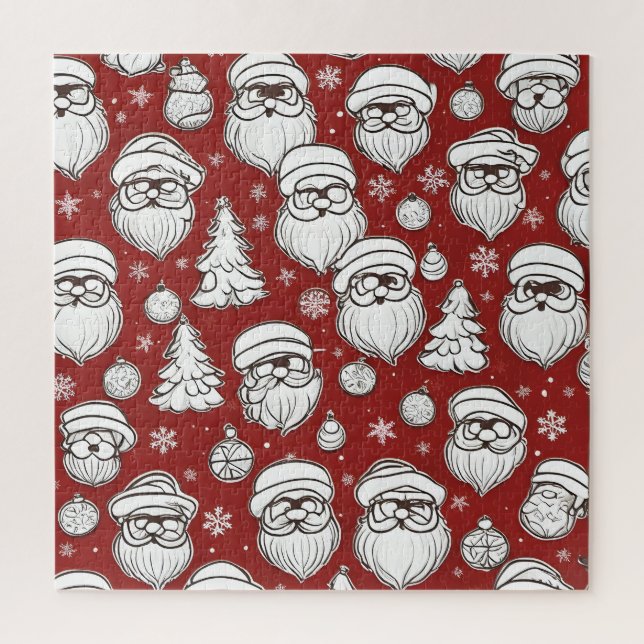 Christmas Santa Claus Jigsaw Puzzle (Vertical)