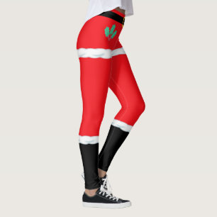 Christmas Santa Claus leggings