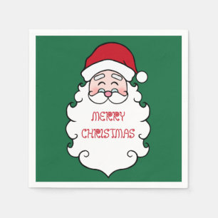 Christmas Santa Claus Party Paper Napkin