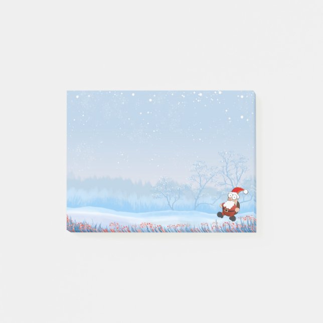 Christmas Santa Claus Post-it Notes (Front)