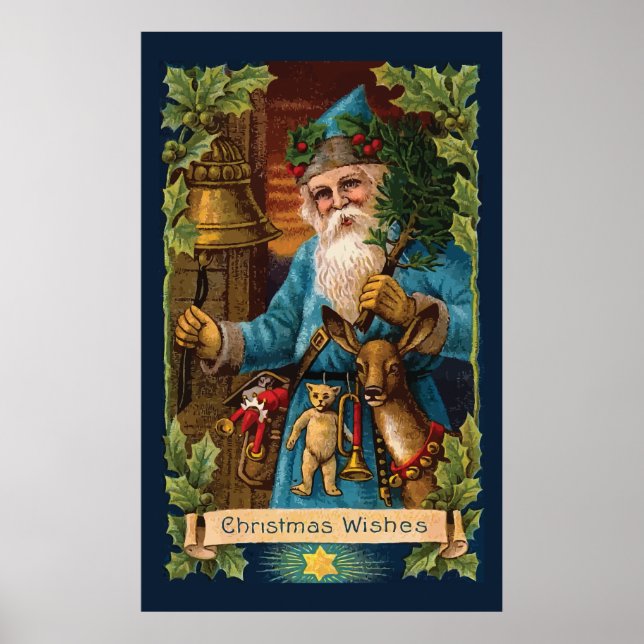 Christmas Santa Claus Poster (Front)