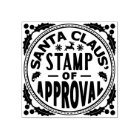 Christmas Santa Claus Stamp of Approval Funny v2