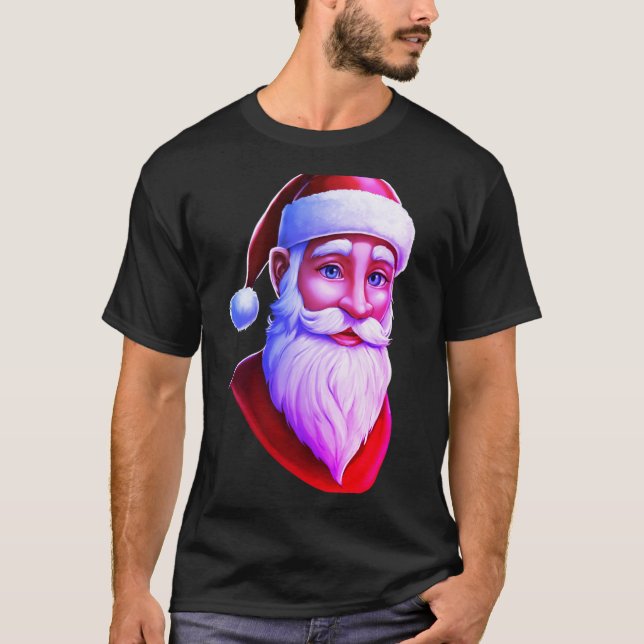 Christmas Santa Claus T-Shirts - Perfect Holiday W (Front)