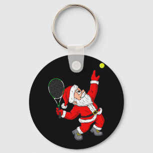 Christmas Santa Claus Tennis Fun Boys Girls Kids T Key Ring