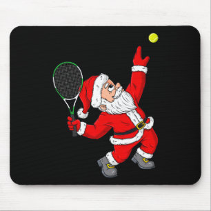 Christmas Santa Claus Tennis Fun Boys Girls Kids T Mouse Pad