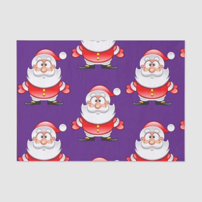 Christmas Santa Claus  Tissue Paper (Front)