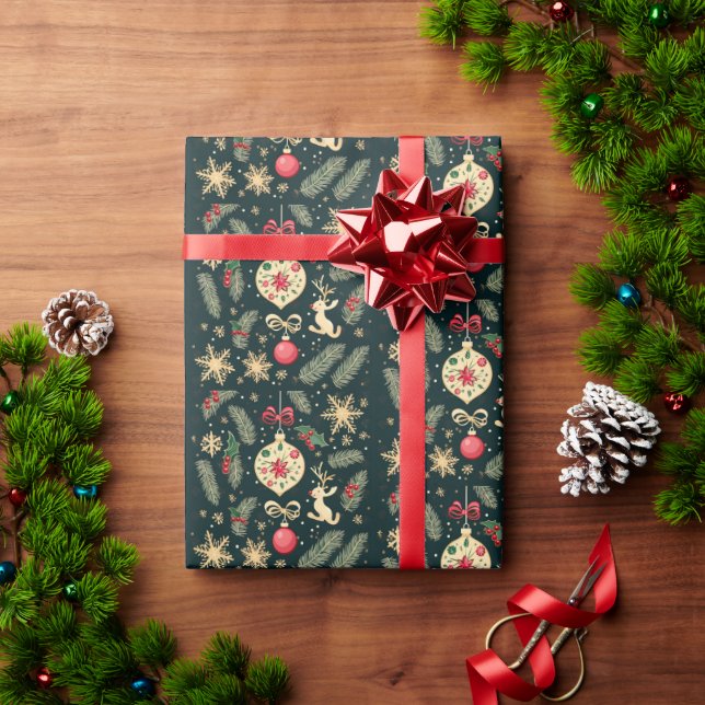 Christmas Santa Claus Wrapping Paper (Holiday Gift)