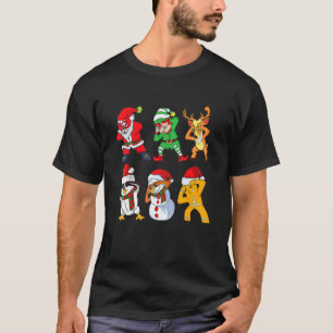 Christmas Santa Clause and Friends Griddy Dance T-Shirt