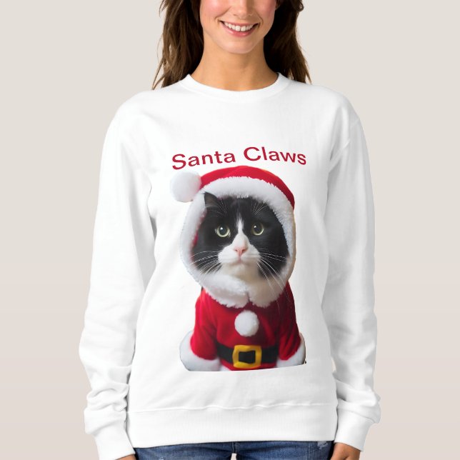 Christmas Santa Claws Sweatshirt (Front)