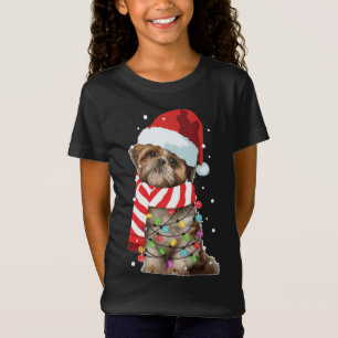Christmas Santa Dog, Shih Tzu, Dog Lover T-Shirt