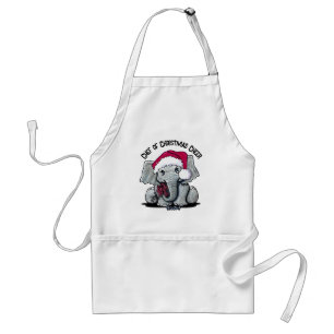 Christmas Santa Elephant Apron