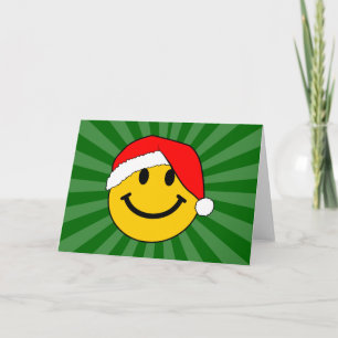 Christmas Santa Face Holiday Card