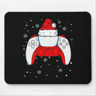 Christmas Santa Gamer Controller Boys Kids Teens G Mouse Pad