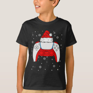 Christmas Santa Gamer Controller Boys Kids Teens G T-Shirt