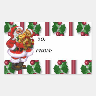 Christmas Santa Gift Tag
