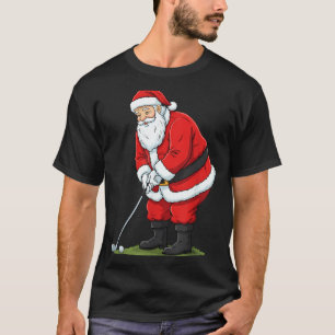 Christmas Santa Golf Golfer Xmas Funny Christmas G T-Shirt