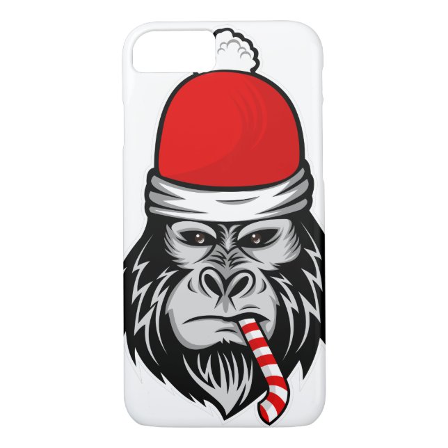 christmas santa gorilla Case-Mate iPhone case (Back)