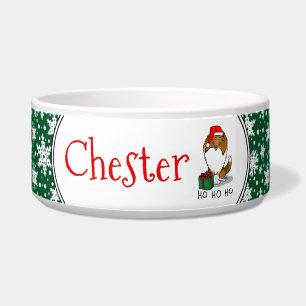 Christmas Santa Hat Shetland Sheepdog (sable) Cute