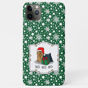 Christmas Santa Hat Yorkshire Terrier Yorkie Cute Case-Mate iPhone Case