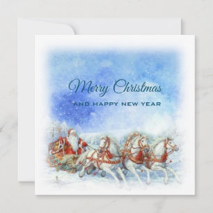Christmas Santa Holiday Card