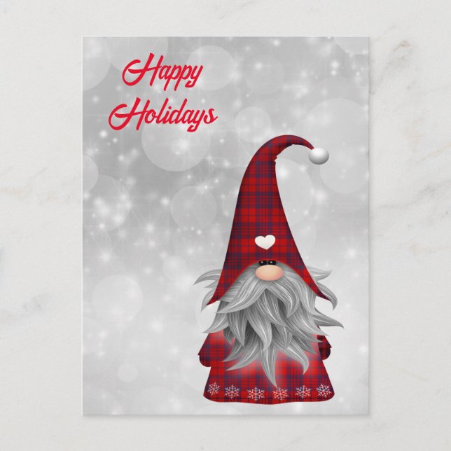 Christmas Santa       Holiday Postcard (Front)