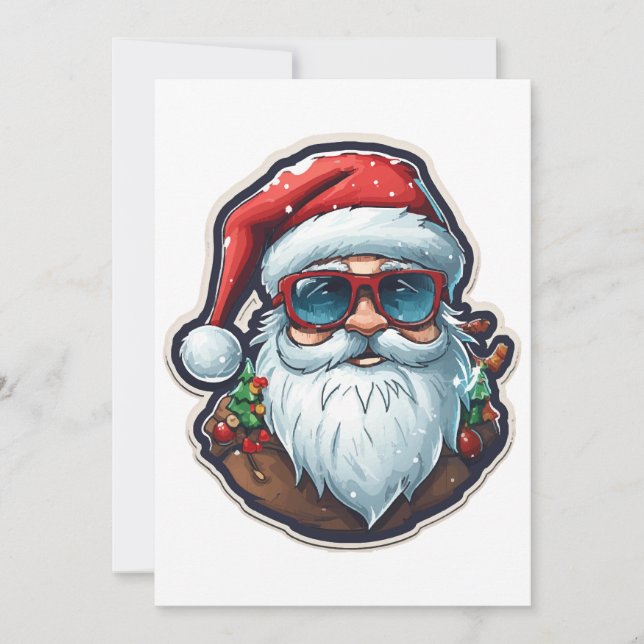 Christmas Santa Invitation (Front)