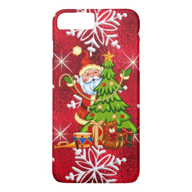 Christmas Santa iPhone 7 plus barely there case (Back)