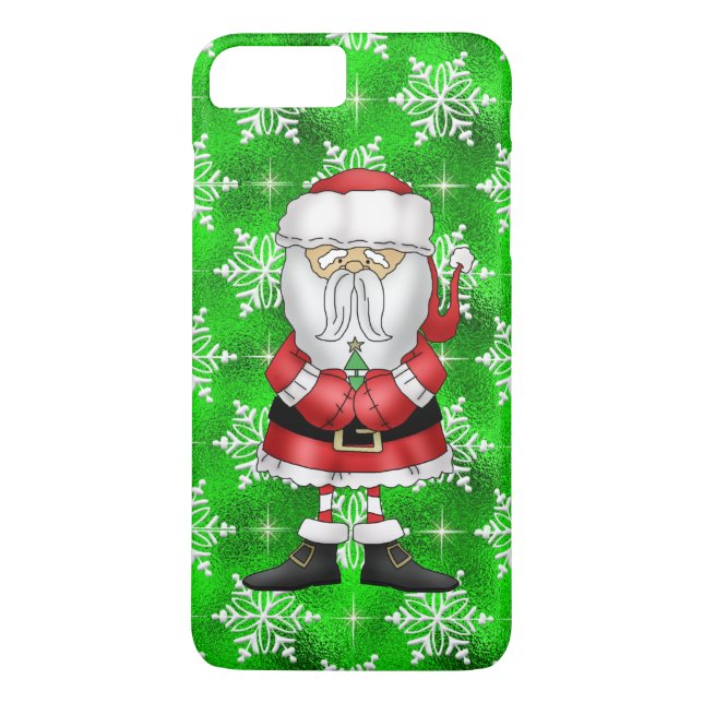 Christmas Santa iPhone 7 plus barely there case (Back)