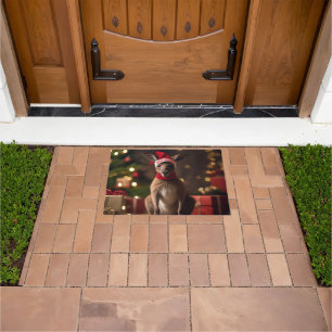 Christmas Santa Kangaroo, Doormat