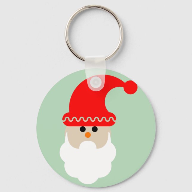 Christmas Santa  Key Ring (Front)