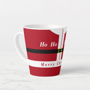 Christmas Santa Latte Mug Funny Design