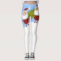 Christmas Santa leggings