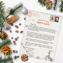 Christmas Santa Letter For Kids Cute And Funny