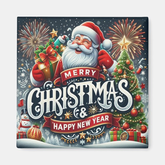 Christmas Santa Magnet (Front)