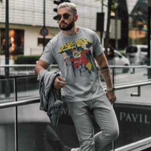 Christmas Santa Monster Destroying City T-Shirt