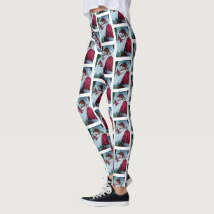 CHRISTMAS SANTA MOUSE LEGGINGS