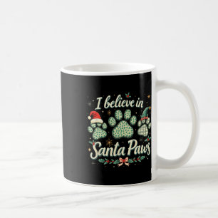 Christmas Santa Paw Men Woman Kids Girl Tee Coffee Mug