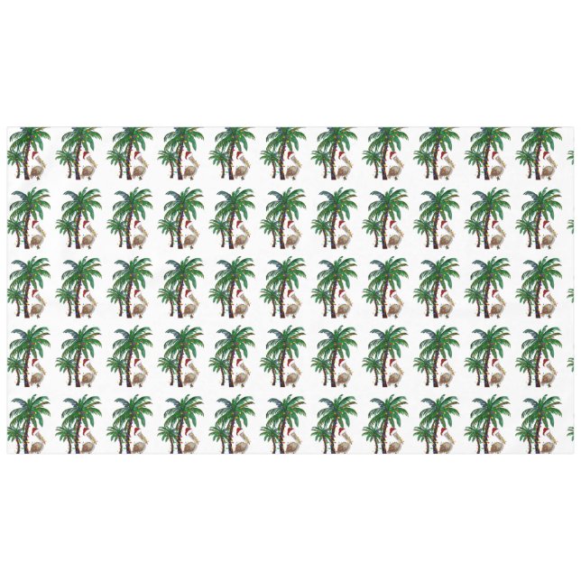 Christmas Santa pelican Holiday tablecloths (Front (Horizontal))