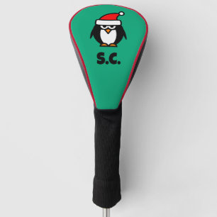 Christmas Santa penguin custom driver Golf Head Cover