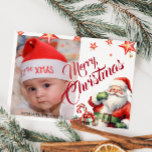 Christmas Santa Personalised Photo Postcard<br><div class="desc">Christmas Personalised Photo Postcard Santa Claus
Collection: 
https://www.zazzle.com/collections/love_christmas_collection-119212194434211063</div>