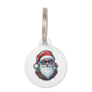 Christmas Santa Pet Tag
