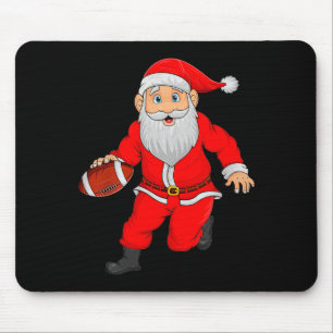 Christmas Santa Playing Football Xmas Funny Srts P Mouse Pad